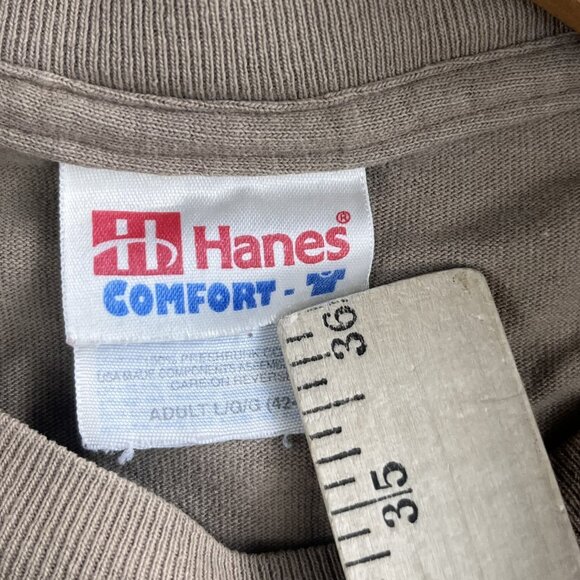 Vintage Cheyenne Wyoming T Shirt Mens Large Native American Horse Art Hanes Comf - Picture 3 of 10